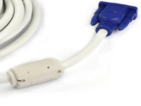 VGA Cable 10 Mtr White With Ferrite