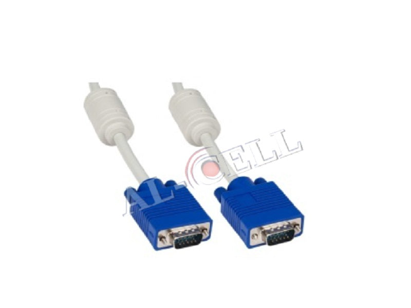 VGA Cable 15Mtr White With Ferrite