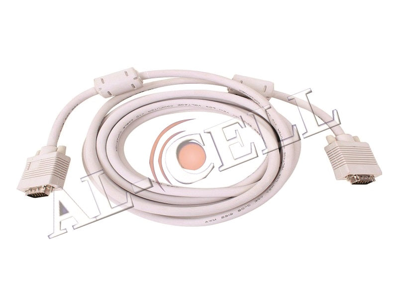 VGA Cable 30 Mtr White With Ferrite