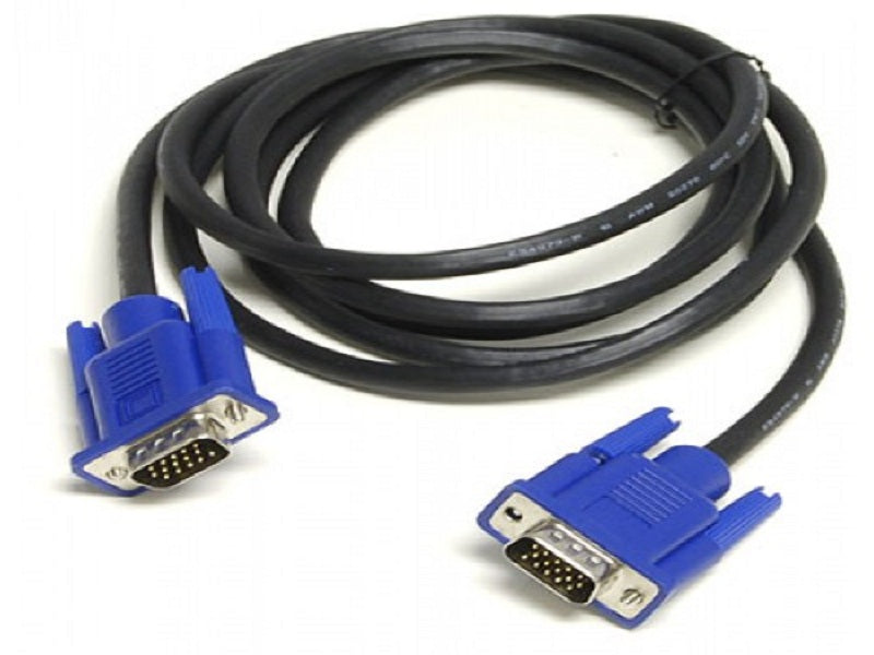 Alcell VGA Cable 5m - 15-Pin Male to Male, Shielded for Monitor, Projector, LCD