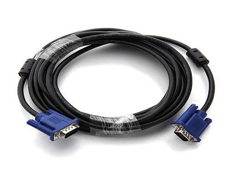 Alcell VGA Cable 5m - 15-Pin Male to Male, Shielded for Monitor, Projector, LCD
