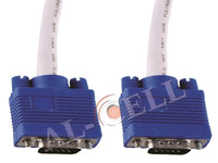 VGA Cable 5Mtr White With Ferrite