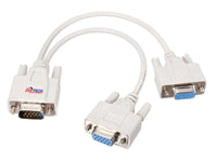VGA Male To 2 Vga Female Converter
