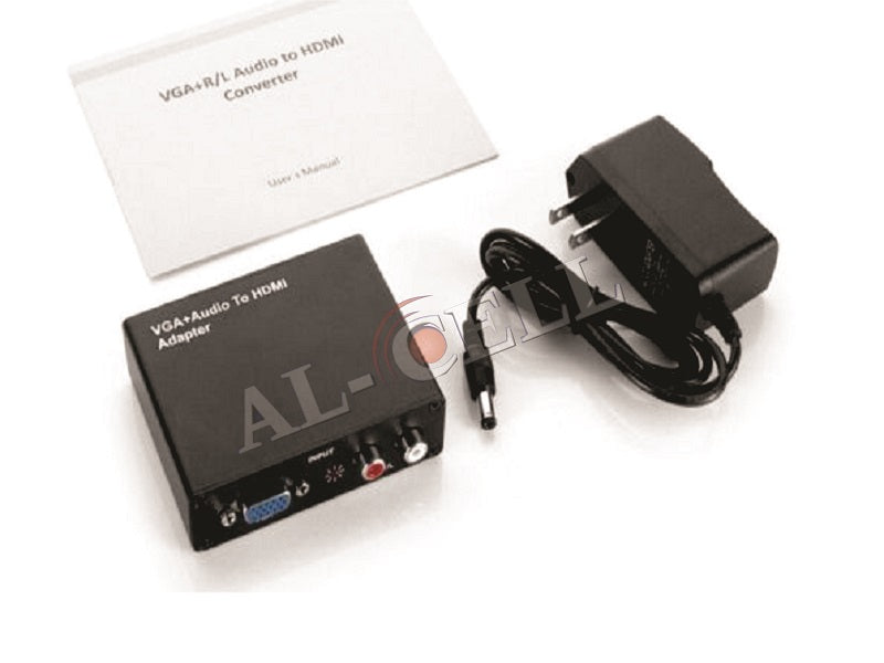 VGA + R/L To Hdmi Adapter