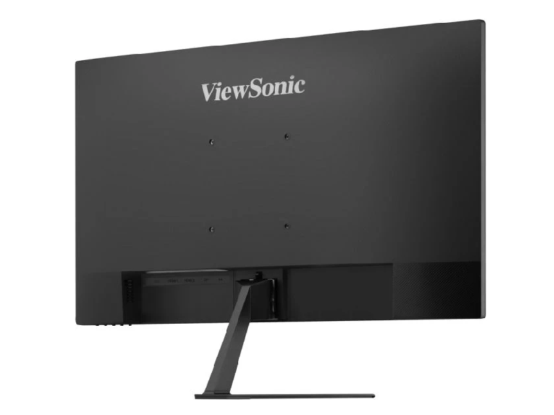 Rear view of the ViewSonic VX2779-HD-PRO showing the ports and stand mount