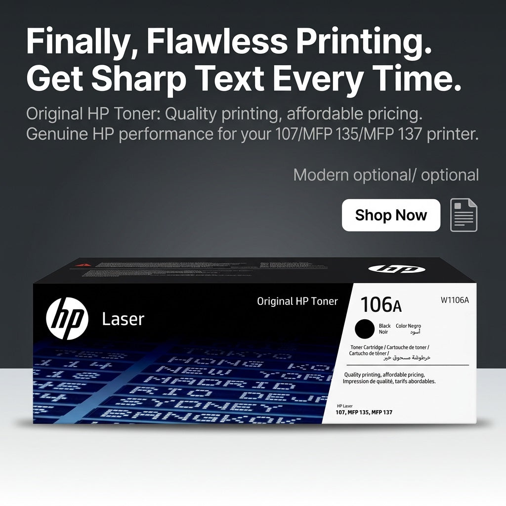 HP 106A Blk For L/J Mfp 107/135 Toner – view 4