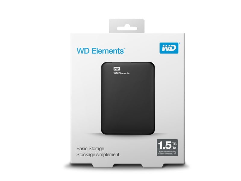 WD Elements Portable 1.5Tb Black