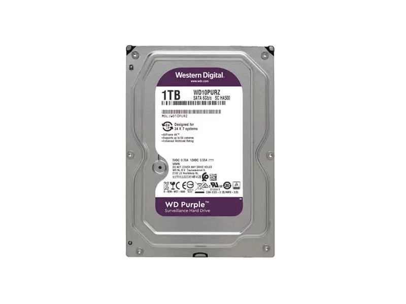 WD 1Tb Surveillance Drive For CCTV