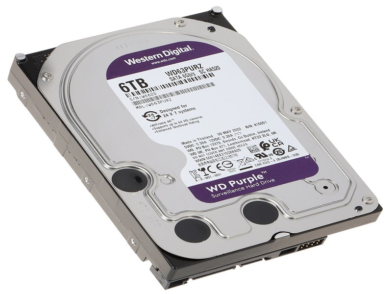 WD 6Tb Surveillance Drive For CCTV