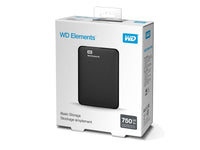 WD Elements Portable 750Gb Black