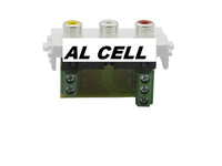 WALL Plug Socket 3 Rca
