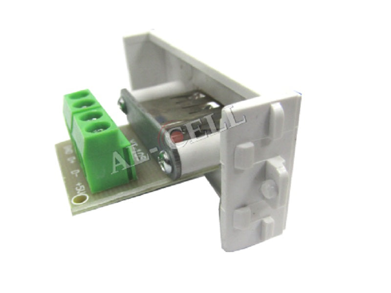 WALL Plug Socket Usb Female Over Cat6