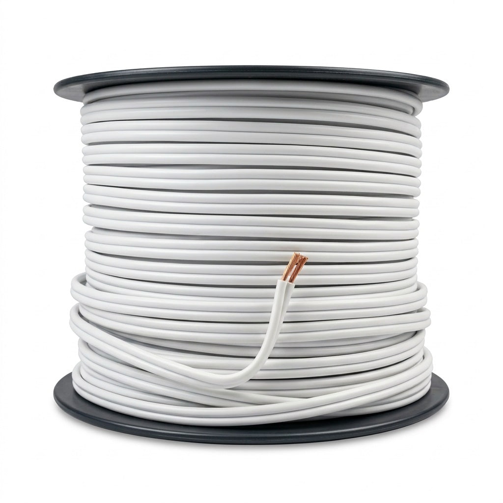 Speaker Wire 1MM White 1Meter