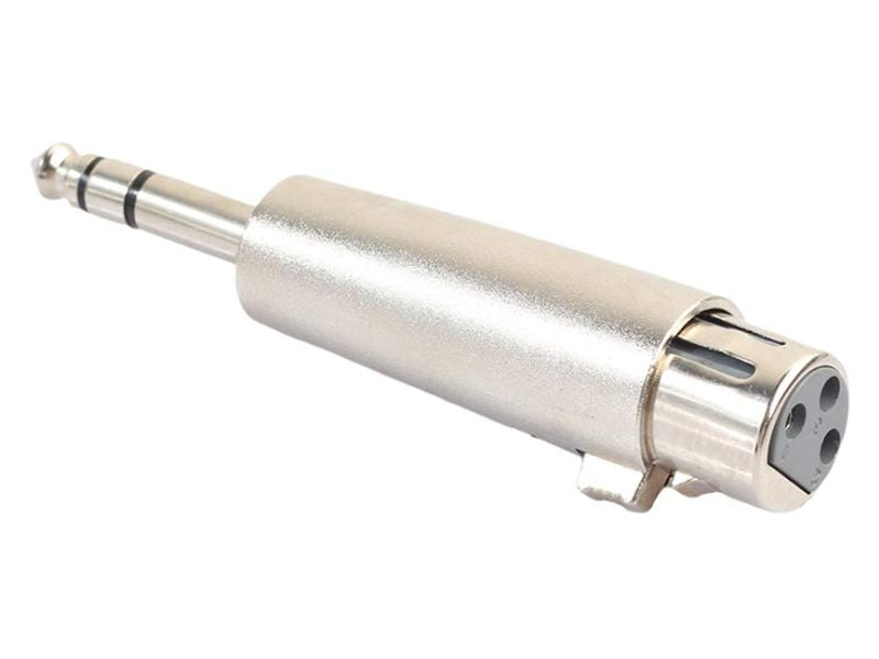 XLR 3Pin Female to 6.35mm male Mono
