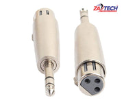XLR 3Pin Female to 6.35mm male Mono