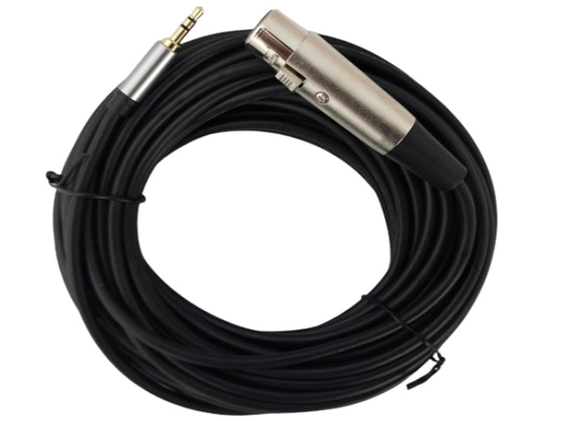 XLR Female/3.5 Male Microphone Cab 10M