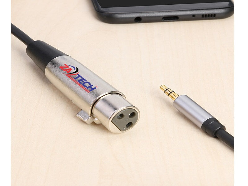 XLR Female/3.5 Male Microphone Cab 10M
