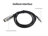 XLR Female/3.5 Male Microphone Cab 3M