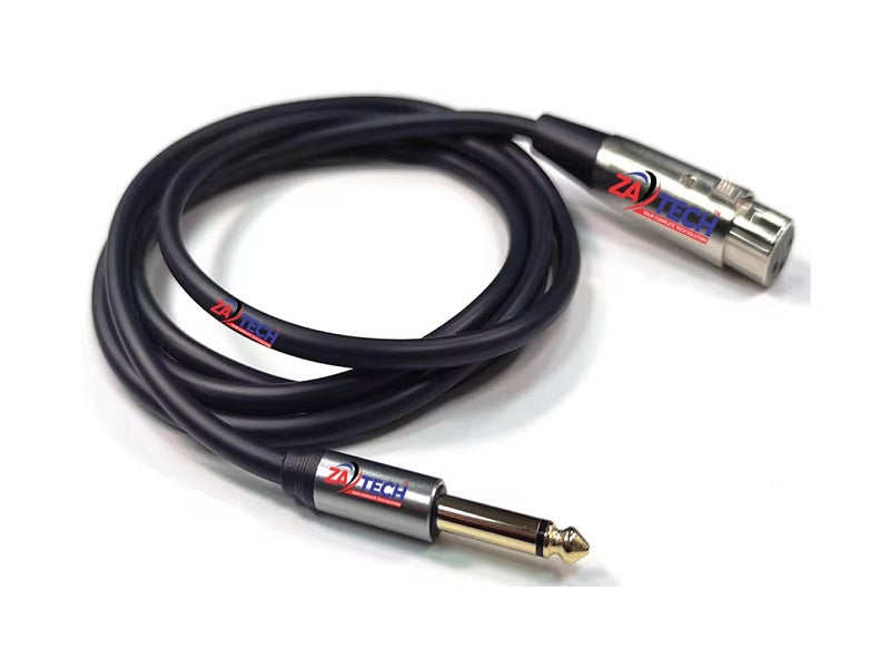 XLR Female/6.35 Male Microphone Cab 1.8M