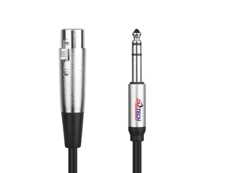 XLR Female/6.35 Male Microphone Cab 10M