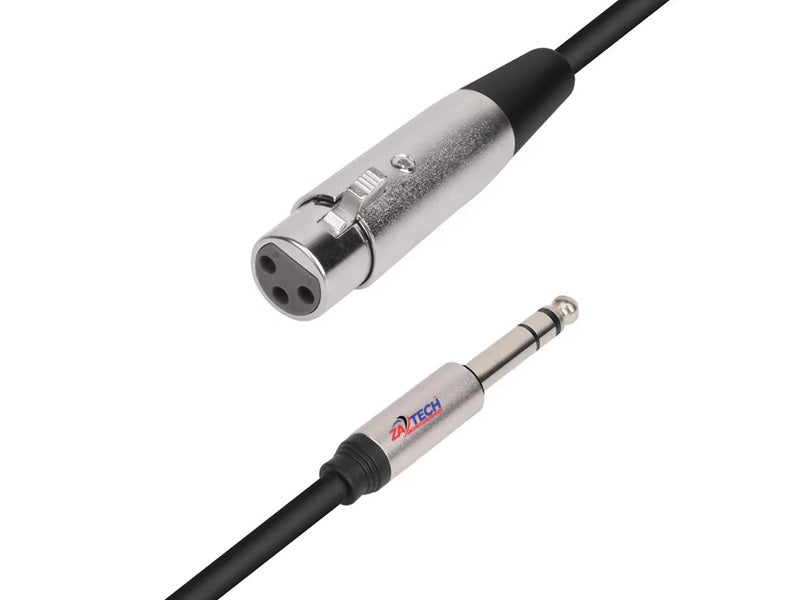 XLR Female/6.35 Male Microphone Cab 20M