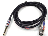 XLR Female/6.35 Male Microphone Cab 5M