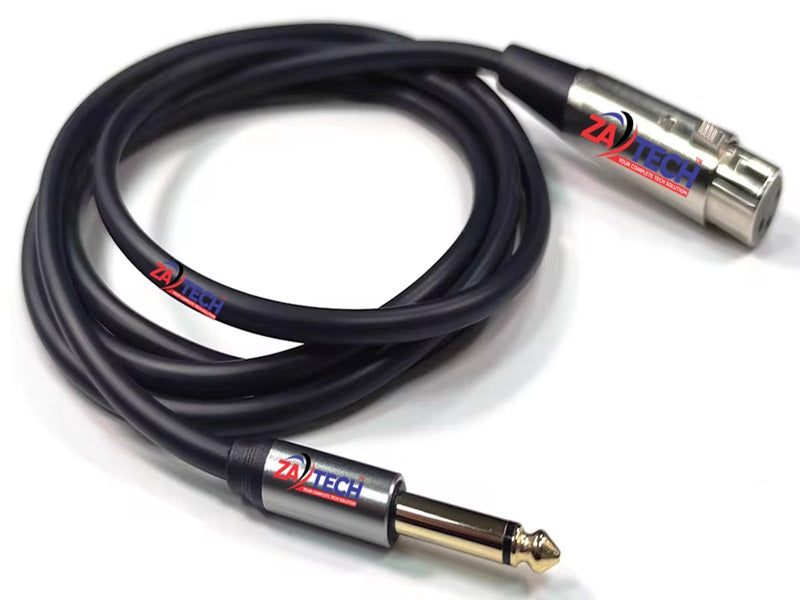 XLR Female/6.35 Male Microphone Cab 5M