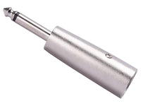 XLR 3Pin male to 6.35mm male Mono