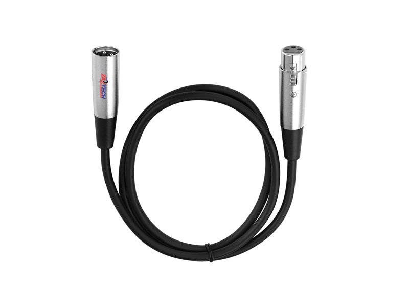 XLR Male To Female Microphone Cable 1.8M