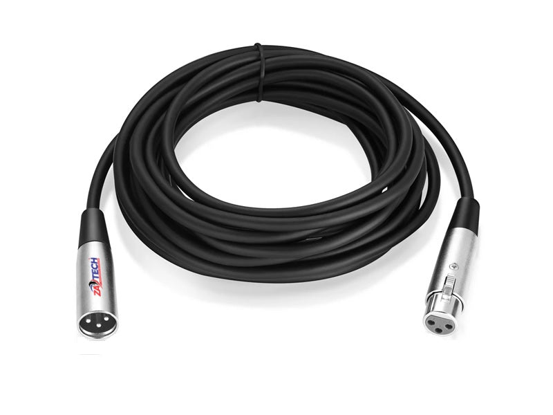 XLR Male To Female Microphone Cable 20 M