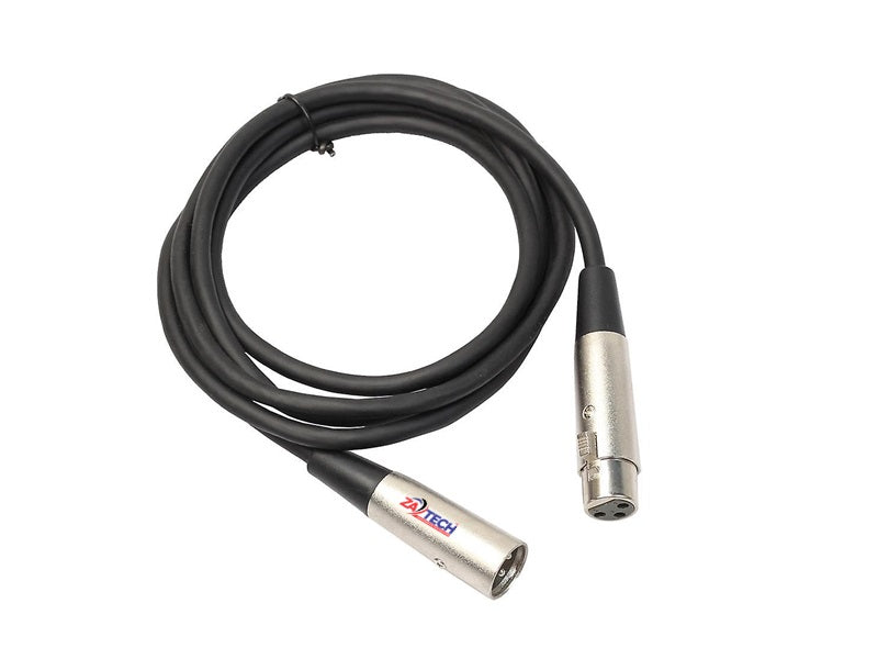 XLR Male To Female Microphone Cable 3M
