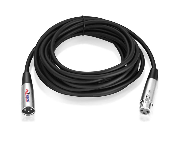XLR Male To Female Microphone Cable 5Mtr