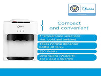 MIDEA Table Top Water Dispenser White