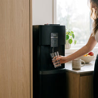 Midea YL2036S Bottom Loading Water Dispenser Black - Hot/Cold/Ambient, 3-in-1 Faucet, Night Light