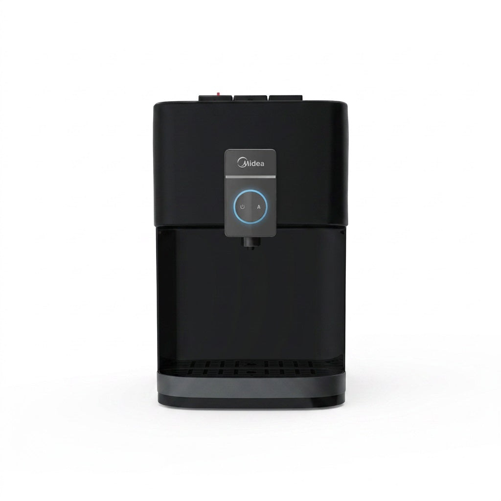 Midea YL2037T-B Countertop Water Dispenser - Hot & Cold, Compressor Cooling, Black