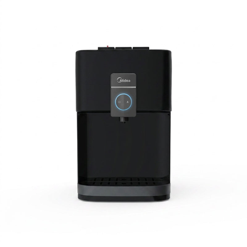 Midea YL2037T-B Countertop Water Dispenser - Hot & Cold, Compressor Cooling, Black