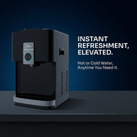 Midea YL2037T-B Countertop Water Dispenser - Hot & Cold, Compressor Cooling, Black