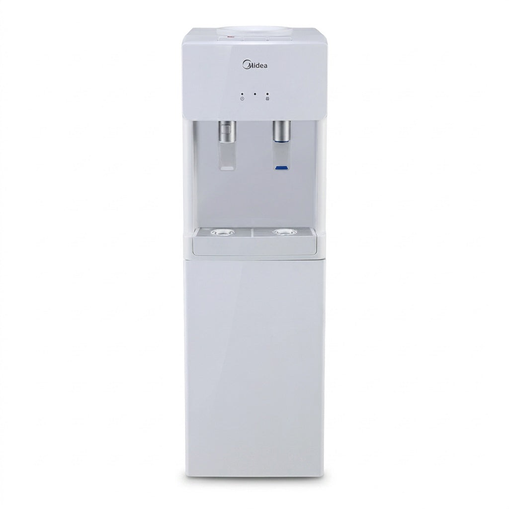 Midea YLD1675S-W Top-Loading Water Dispenser White - Cold & Ambient, 14L Cabinet