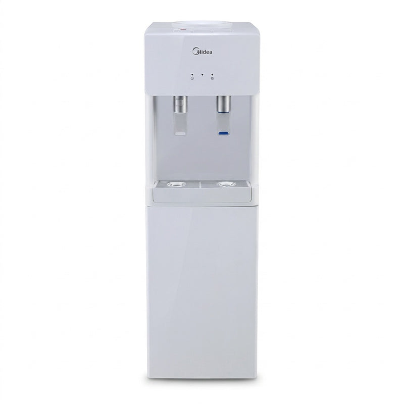 Midea YLD1675S-W Top-Loading Water Dispenser White - Cold & Ambient, 14L Cabinet