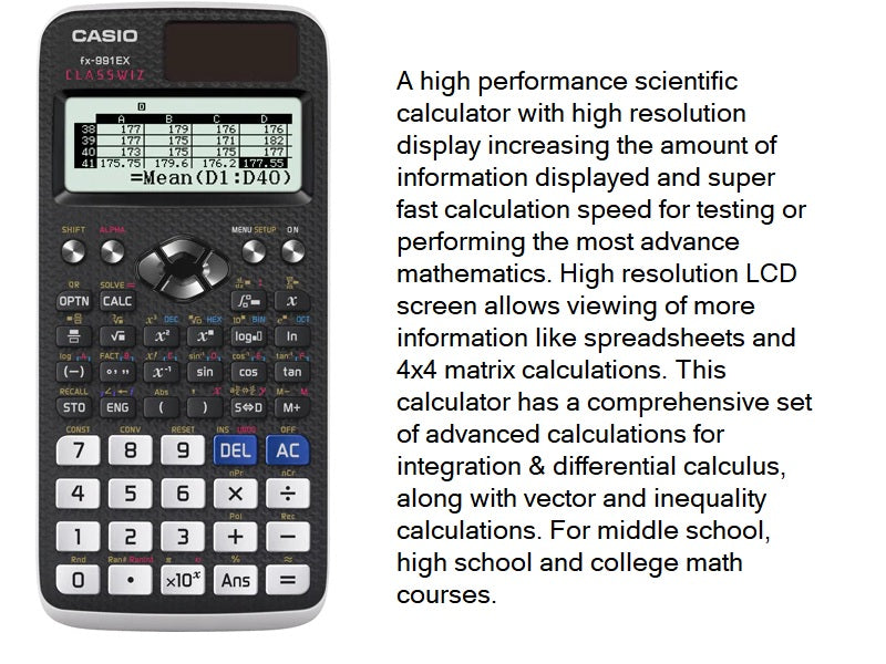 YOUX Scientific Calculator 552 Functions – view 3