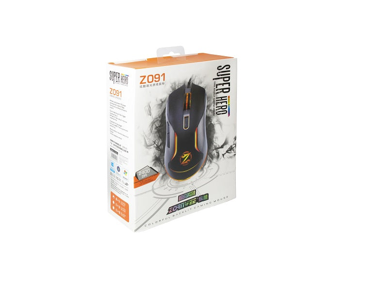 ZORNWEE Backlit Usb Gaming  Mouse-  Z091