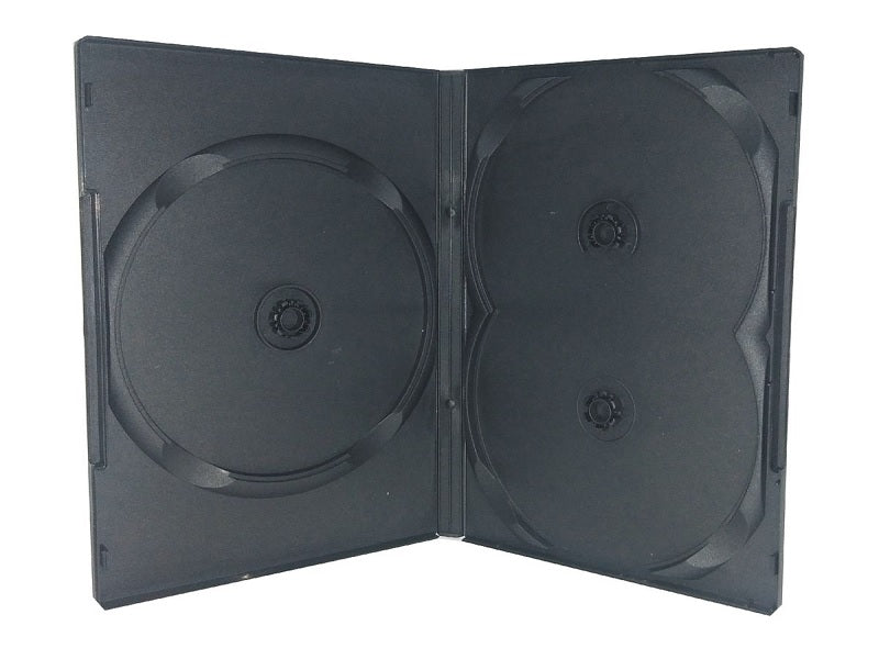 DVD Case 14Mm Black 3Disc X 100 Pack