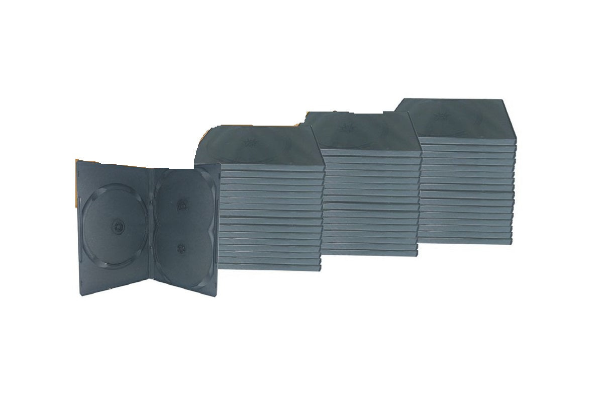 DVD Case 14Mm Black 3Disc X 100 Pack