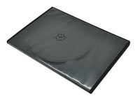 ZATECH Double DVD Case 14mm Black - Holds 2 Discs, CD/DVD Storage (ZA-006)