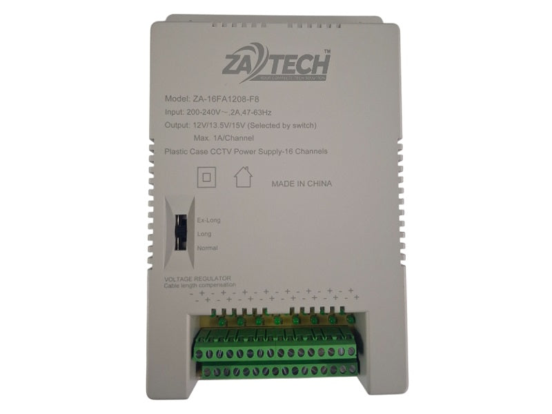 ZATECH 16Ch Indoor Power Supply