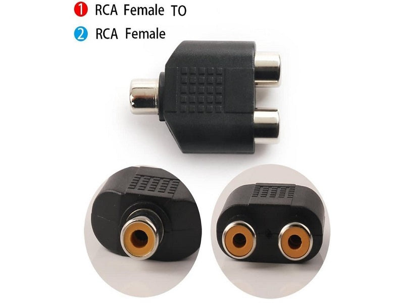 ZATECH Rca Female X 2 Rca Female