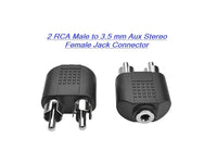 ZATECH Con Ster 3.5 Female X 2 Rca Male