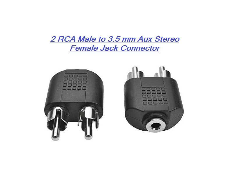 ZATECH Con Ster 3.5 Female X 2 Rca Male