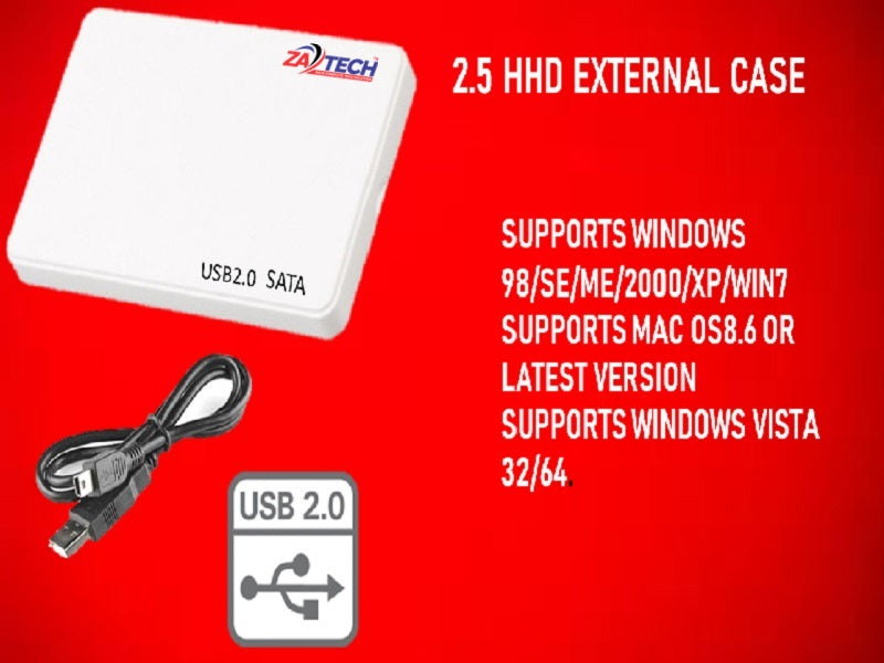 ZATECH 2.5" External Hdd Enclouser