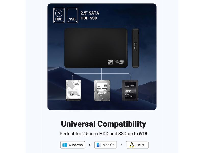 ZATECH 2.5" External Hdd Enclouser